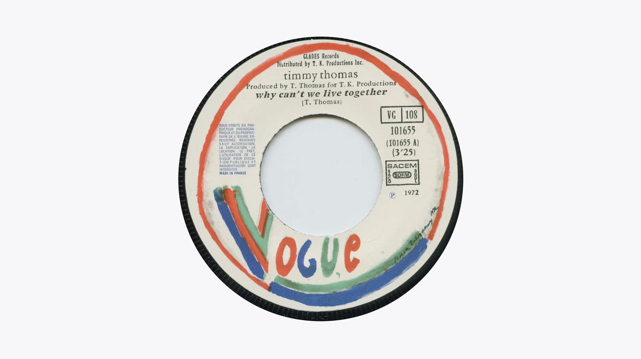 Timmy Thomas – Why Can’t We Live Together